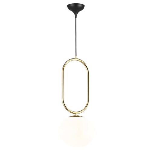 Nordlux Shapes (Ø22cm) opálové sklo, mosaz sklo, kov IP20 2120013035