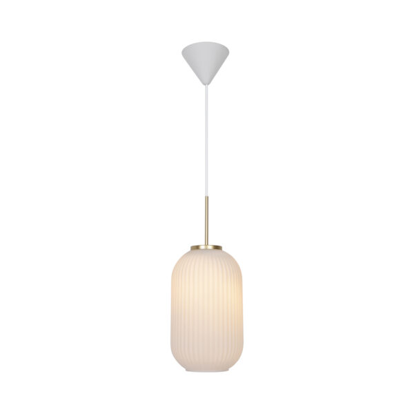 Nordlux Milford mosaz (Ø20cm) opálové sklo, mosaz sklo, kov IP20 2213203001