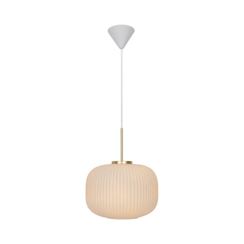Nordlux Milford mosaz (Ø30cm) opálové sklo, mosaz sklo, kov IP20 2213213001