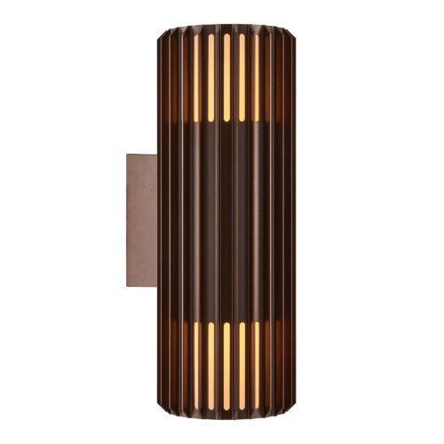 Nordlux Aludra Double Seaside (metalická hnědá) Venkovní nástěnná svítidla hliník, plast IP54 2418121261