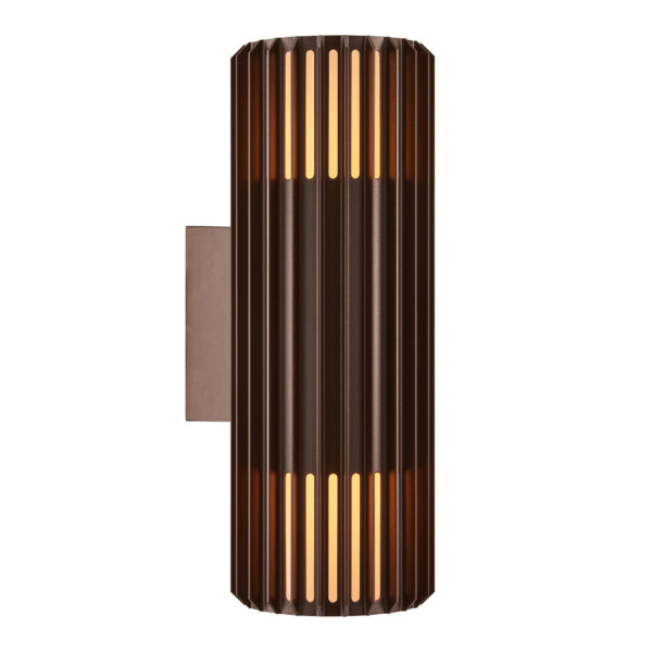 Nordlux Aludra Double Seaside (metalická hnědá) Venkovní nástěnná svítidla hliník, plast IP54 2418121261