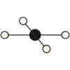 Nordlux Clyde 4 (černá) kov, plast IP20 2412260103