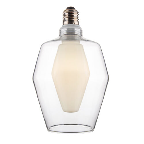 Nordlux LED žárovka Cone 4W E27 2700K (čirá) Dekorativní žárovky sklo, hliník IP20 2480012700