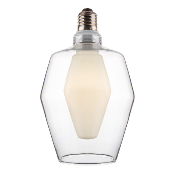 Nordlux LED žárovka Cone 4W E27 2700K (čirá) Dekorativní žárovky sklo, hliník IP20 2480012700