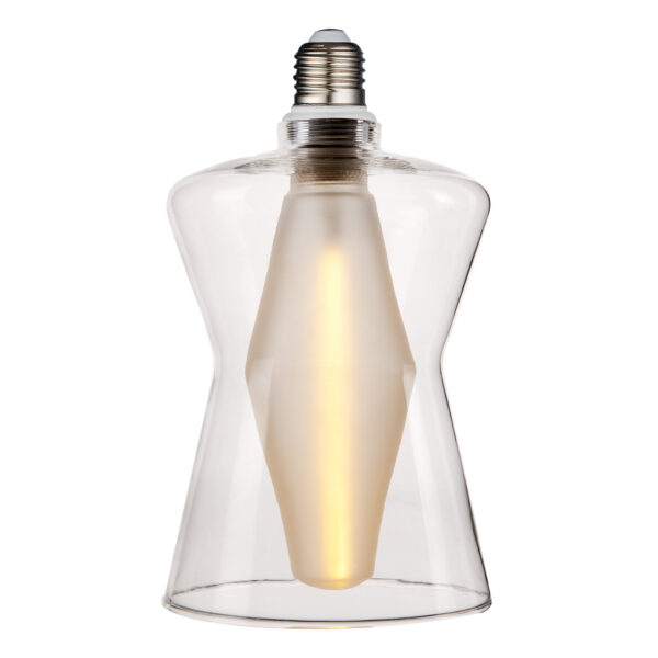 Nordlux LED žárovka Cone 4W E27 2700K (čirá) Dekorativní žárovky sklo, hliník IP20 2480032700