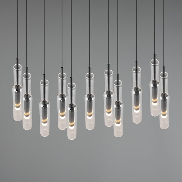 Trio SELECT 344511120  LED závěsné stropní svítidlo LUCENT  | 11x3W integrovaný LED zdroj | 11x280lm | 2300+3000+4000K