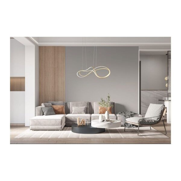 Trio SELECT 344310179  LED závěsné stropní svítidlo NALA  | 57W integrovaný LED zdroj | 6800lm | 2300+3000+4000K
