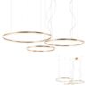 Redo 01-1723-TRIAC LED závěsné stropní svítidlo TRIAC ORBIT | 41+55+68W integrovaný LED zdroj | 13967lm | 3000K