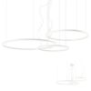 Redo 01-1924-TRIAC LED závěsné stropní svítidlo TRIAC ORBIT | 41+55+68W integrovaný LED zdroj | 14556lm | 4000K