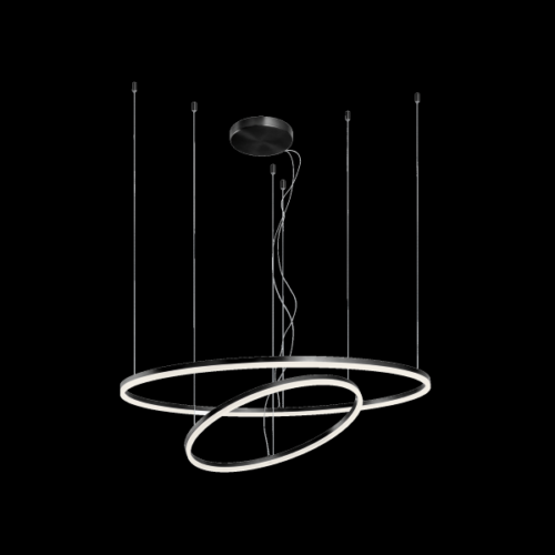 Redo 01-1966-TRIAC LED závěsné stropní svítidlo TRIAC ORBIT | 41+68W integrovaný LED zdroj | 9468lm | 4000K