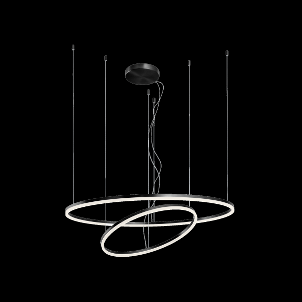 Redo 01-1966-TRIAC LED závěsné stropní svítidlo TRIAC ORBIT | 41+68W integrovaný LED zdroj | 9468lm | 4000K