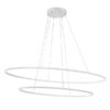 Redo 01-3342 LED závěsné stropní svítidlo LEO  | 108W integrovaný LED zdroj | 6974lm | 3000+4000K
