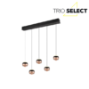 Trio SELECT 344410532  LED závěsné stropní svítidlo ORBIT  | 5x8W integrovaný LED zdroj | 5x960lm | 2300+3000+4000K