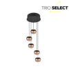 Trio SELECT 344430532  LED závěsné stropní svítidlo ORBIT  | 5x8W integrovaný LED zdroj | 5x960lm | 2300+3000+4000K
