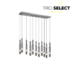 Trio SELECT 344511106  LED závěsné stropní svítidlo LUCENT  | 11x3W integrovaný LED zdroj | 11x280lm | 2300+3000+4000K