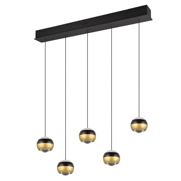 Trio SELECT 344410532  LED závěsné stropní svítidlo ORBIT  | 5x8W integrovaný LED zdroj | 5x960lm | 2300+3000+4000K