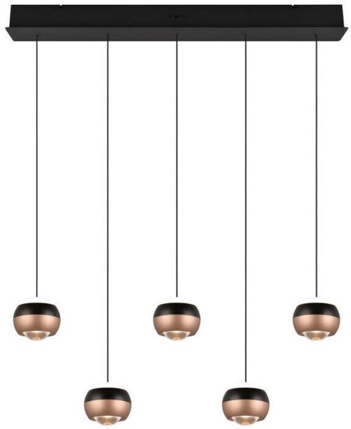 Trio SELECT 344410532  LED závěsné stropní svítidlo ORBIT  | 5x8W integrovaný LED zdroj | 5x960lm | 2300+3000+4000K