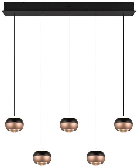 Trio SELECT 344410532  LED závěsné stropní svítidlo ORBIT  | 5x8W integrovaný LED zdroj | 5x960lm | 2300+3000+4000K