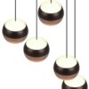 Trio SELECT 344430532  LED závěsné stropní svítidlo ORBIT  | 5x8W integrovaný LED zdroj | 5x960lm | 2300+3000+4000K