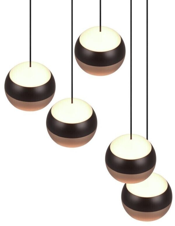 Trio SELECT 344430532  LED závěsné stropní svítidlo ORBIT  | 5x8W integrovaný LED zdroj | 5x960lm | 2300+3000+4000K