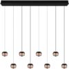 Trio SELECT 344410832  LED závěsné stropní svítidlo ORBIT  | 8x8W integrovaný LED zdroj | 8x960lm | 2300+3000+4000K