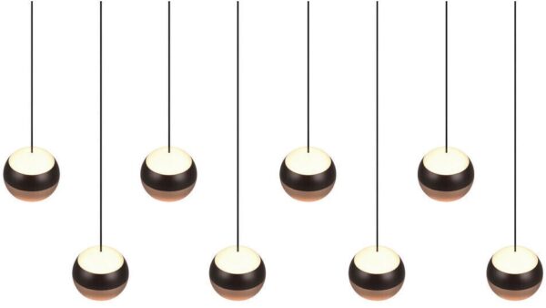 Trio SELECT 344410832  LED závěsné stropní svítidlo ORBIT  | 8x8W integrovaný LED zdroj | 8x960lm | 2300+3000+4000K