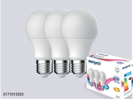 Nordlux LED žárovka E27 13,3W 2700K 3ks (bílá) LED žárovky plast 5197001023