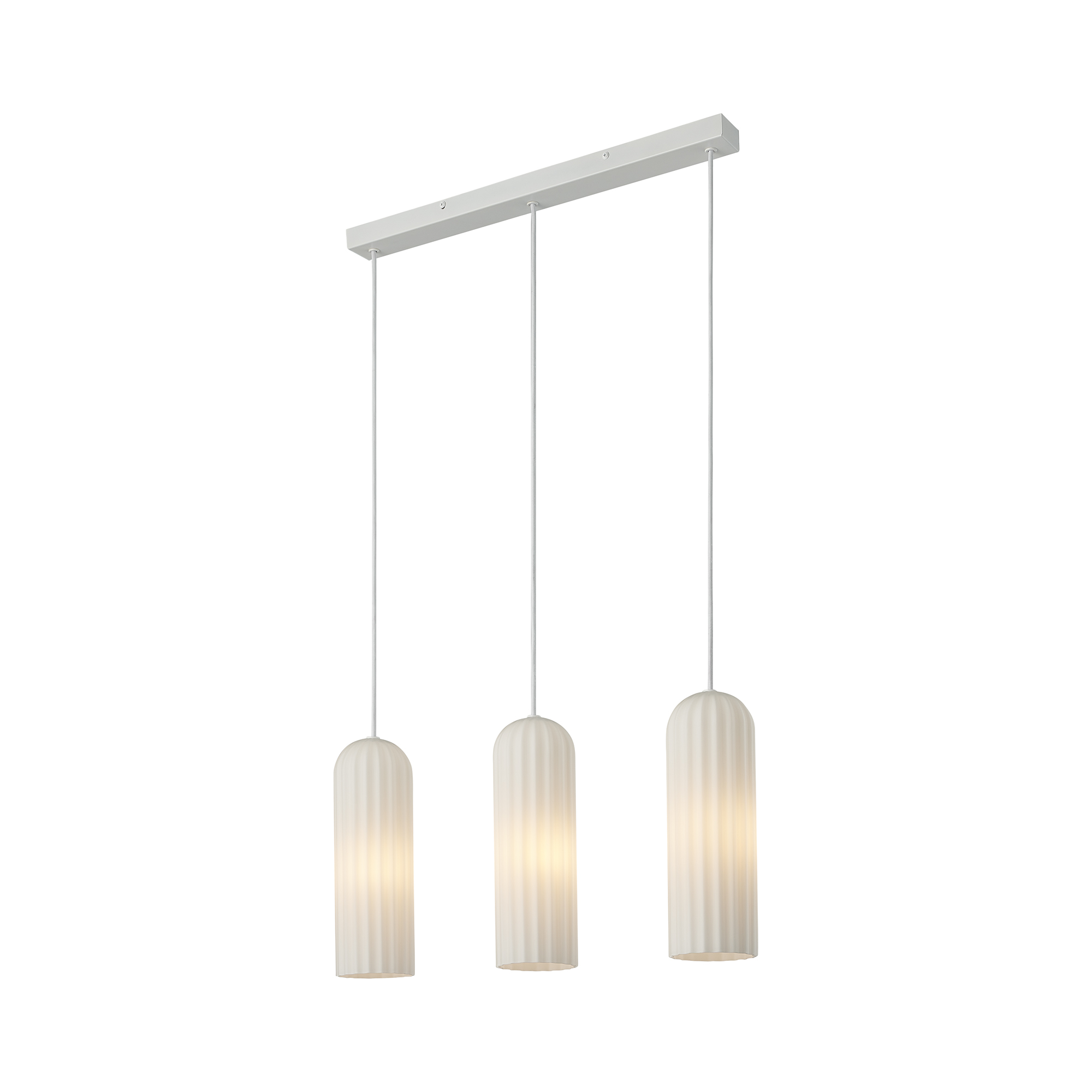 Nordlux Miella 3 (bílá) sklo, kov IP20 2412533001