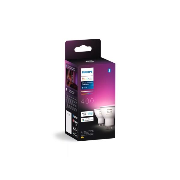 Philips Hue  8720169229815 LED inteligentní žárovka | 4,2W GU10 | 400lm | 2000-6500 RGBK