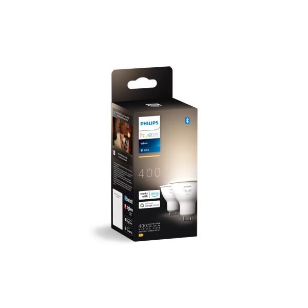 Philips Hue  8720169230231 LED inteligentní žárovka | 4,2W GU10 | 2x400lm | 2700K