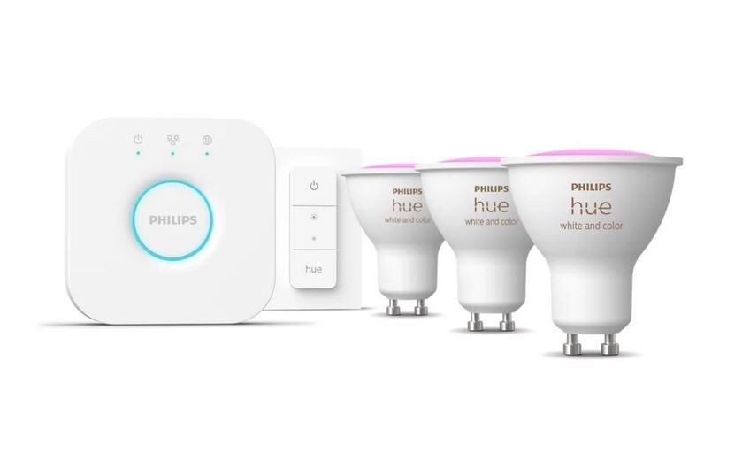 Philips Hue 8720169254503 LED startovací sada | 4,2W GU10 LED | 400lm | 2000-6500+RGBK