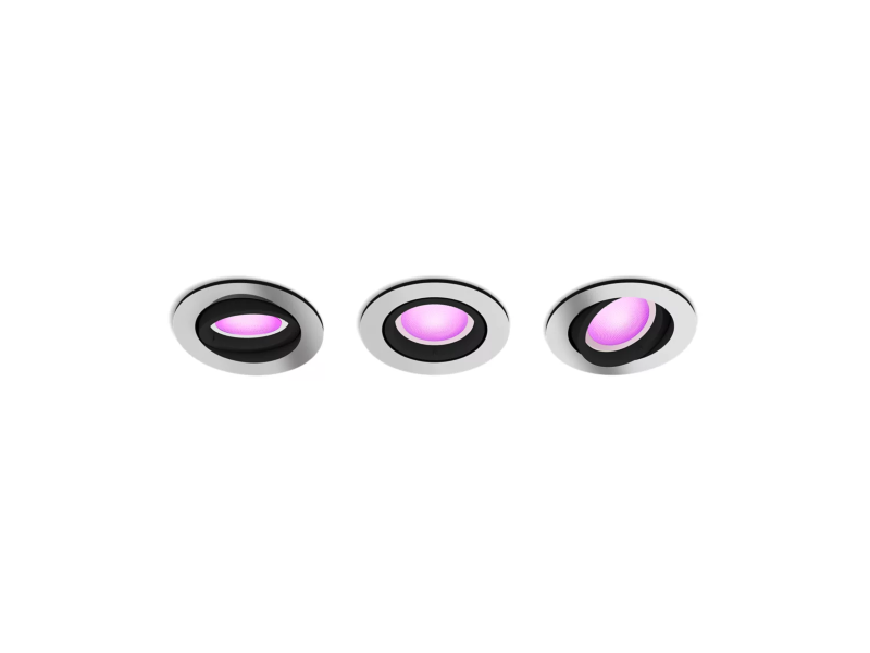 Philips Hue  8720169318854 LED sada zápustných svítidel Centura  | 3x4,2W GU10 | 3x350lm | 2000-6500 RGBK