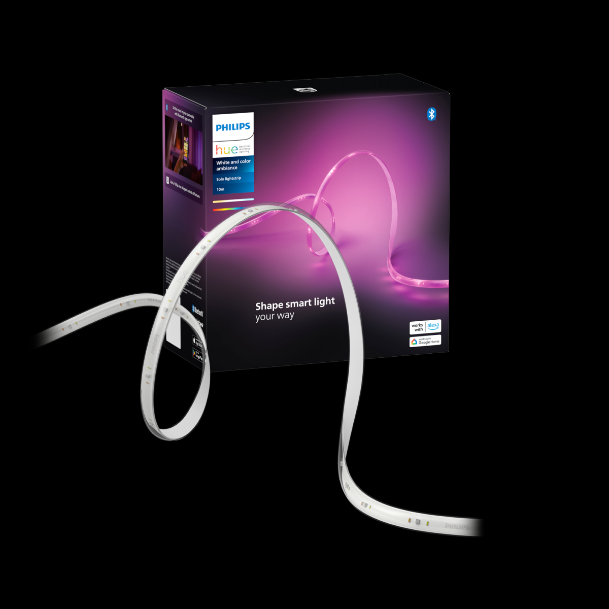Philips Hue 8720169326750 LED LED pásek Solo Lightstrips | 20W integrovaný LED zdroj | 1700lm | 2000-6500+RGBK