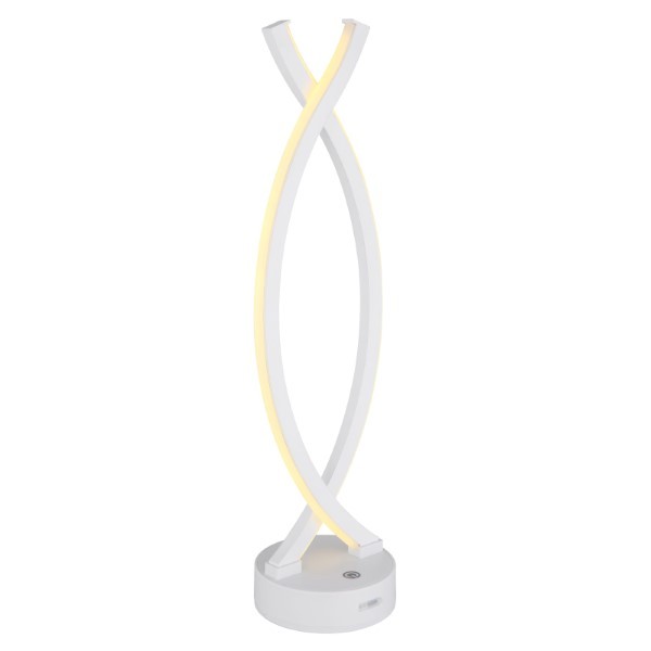 Globo 58457W LED stolní lampička HELA  | 1W integrovaný LED zdroj | 25lm | 3000K