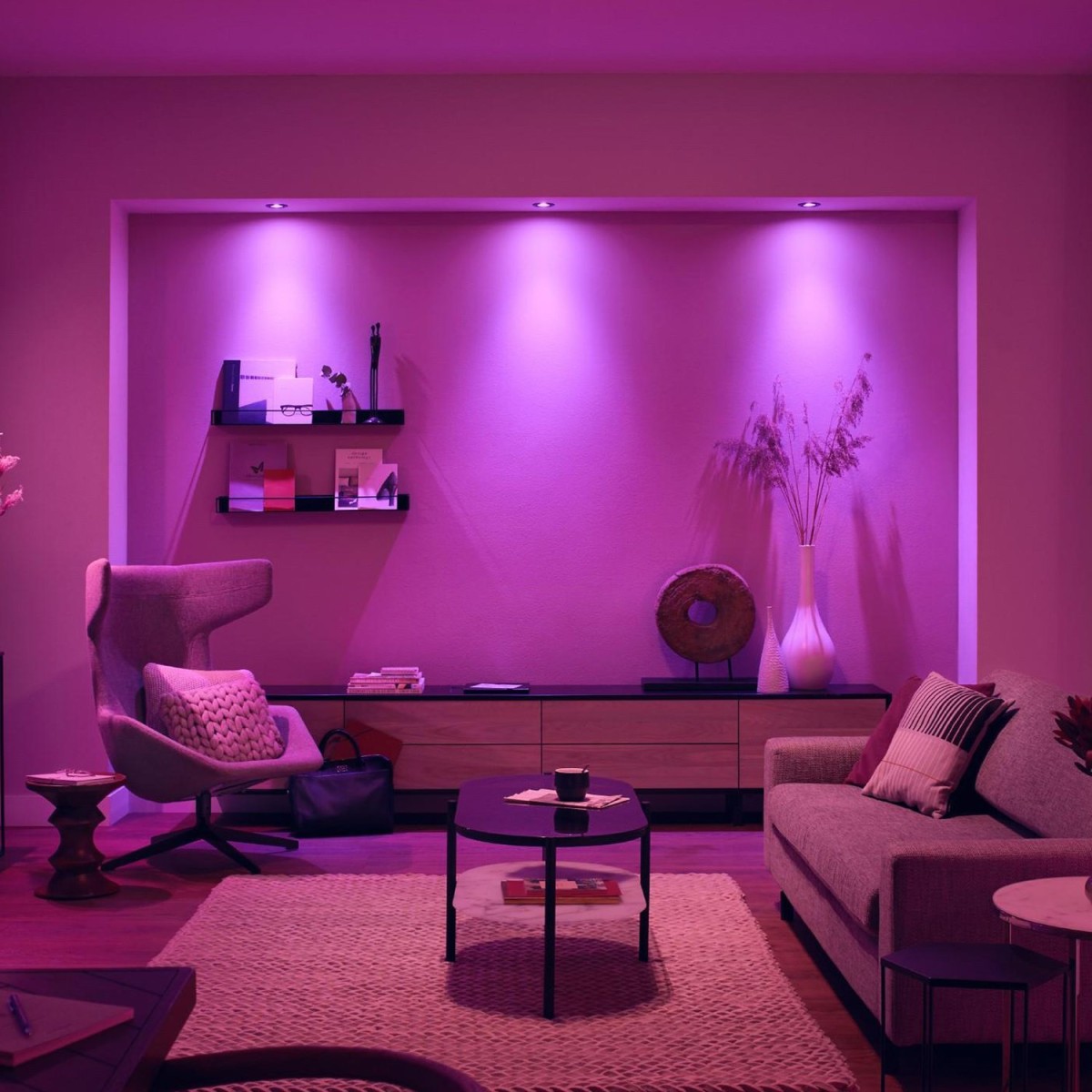 Philips Hue  8720169318977 LED sada zápustných svítidel Centura  | 3x4,2W GU10 | 3x350lm | 2000-6500 RGBK