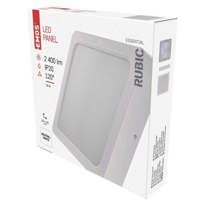 EMOS ZM6452 LED stropnice RUBIC  | 24W integrovaný LED zdroj