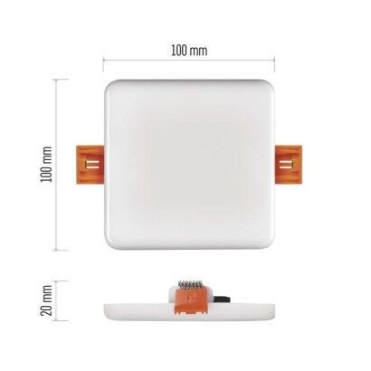 EMOS ZV2122 LED zápustné svítidlo VIXXO  | 75W integrovaný LED zdroj | 4000K