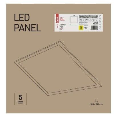 EMOS ZR1412E LED zápustné svítidlo PROXO  | 40W integrovaný LED zdroj | 4240lm | 4000K