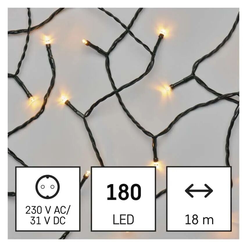 EMOS D4AV04 LED vánoční světelný řetěz integrovaný LED zdroj