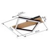 Globo 67294D LED přisazené stropní svítidlo BEATRIX  | 12W integrovaný LED zdroj | 600lm | 3000K