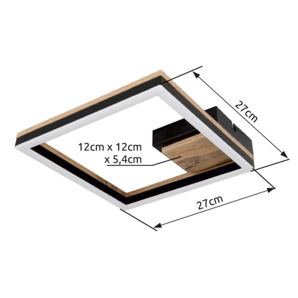 Globo 67297D LED přisazené stropní svítidlo BEATRIX  | 12W integrovaný LED zdroj | 600lm | 3000K