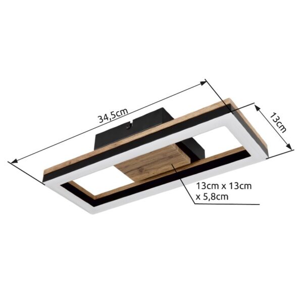 Globo 67297D1 LED přisazené stropní svítidlo BEATRIX  | 12W integrovaný LED zdroj | 600lm | 3000K