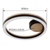 Globo 67298D LED přisazené stropní svítidlo BEATRIX  | 12W integrovaný LED zdroj | 600lm | 3000K