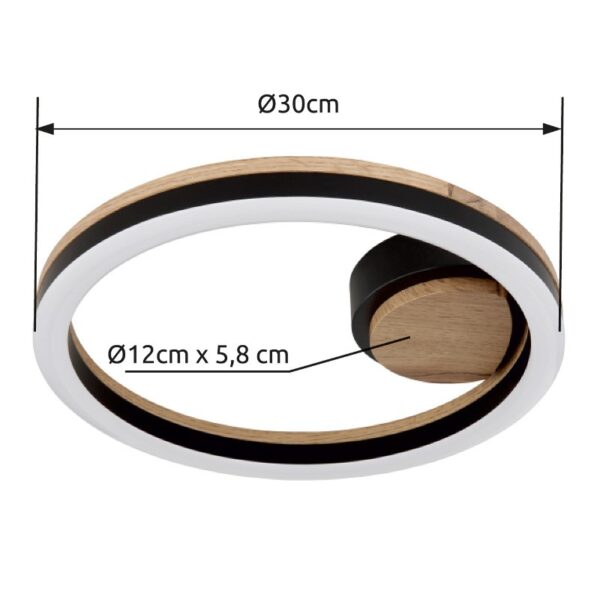 Globo 67298D LED přisazené stropní svítidlo BEATRIX  | 12W integrovaný LED zdroj | 600lm | 3000K