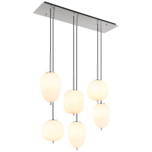 Globo 15345-6NO závěsné stropní svítidlo BLACKY  E14