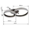 Globo 67314-50 LED přisazené stropní svítidlo GROUNI  | 50W integrovaný LED zdroj | 2600lm | 2700-6000K