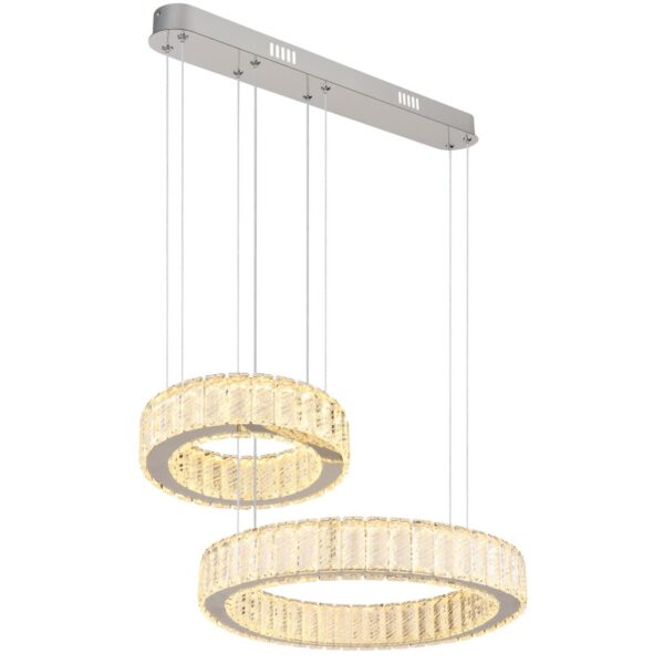 Globo 67162-80 LED závěsné stropní svítidlo MUCKY  | 80W integrovaný LED zdroj | 4405lm | 2700-6000K