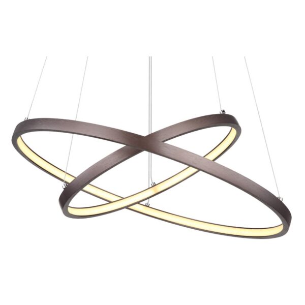 Globo 67192-42BR LED závěsné stropní svítidlo RALPH  | 42W integrovaný LED zdroj | 1500lm | 3000K