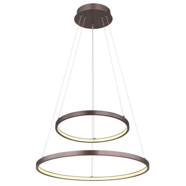 Globo 67192-42BR LED závěsné stropní svítidlo RALPH  | 42W integrovaný LED zdroj | 1500lm | 3000K