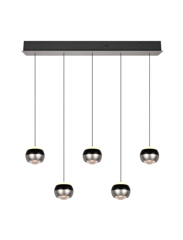 Trio SELECT  344410507  LED závěsné stropní svítidlo ORBIT  | 5x8W integrovaný LED zdroj | 5x960lm | 2300+3000+4000K